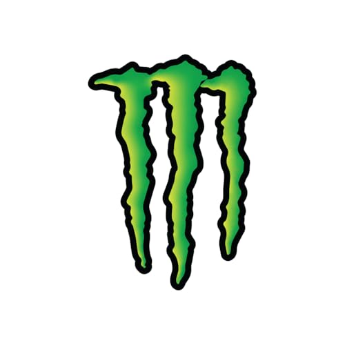 Monster Vinyl Sticker Decal Green Claw Marks Motocross Graphic Waterproof Decal for Car Bumper Laptop Cooler and Helmet (5.5 x 4)