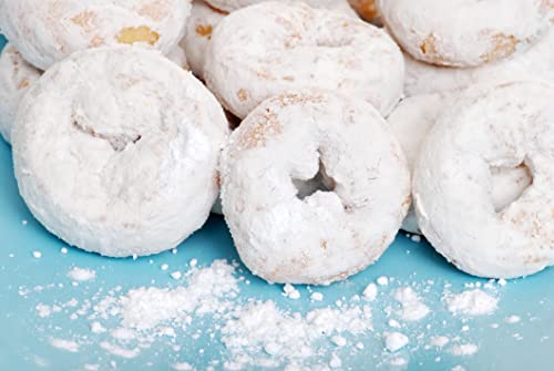 Naturejam NO MELT Sweet Snow Sugar 1 Pound Bulk Bag for Doughnuts and Pastries-White Sugar For Powdered Donuts Origin: Germany