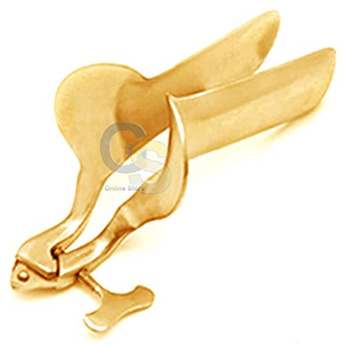 G.S 1-Collin Speculum Small Full Gold Ob/Gyne Instruments