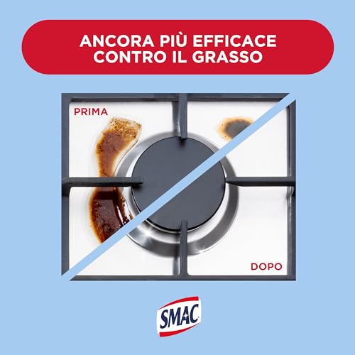 Smac - Sgrassatore Universale, Detergente Spray Multisuperficie con Azione Sgrassante, Splendore Imbattibile, 650 ml x 12 Pezzi - Immagine 5