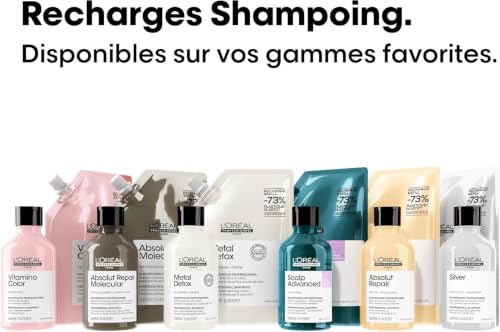 L'OREAL PROFESSIONNEL - Shampoing Dermo-Régulateur Scalp Advanced - Homme & Femme - +83 % d'Apaisement du Cuir Chevelu - Tous Types de Cheveux & Cuirs Chevelus Sensibles - Recharge 500 ml