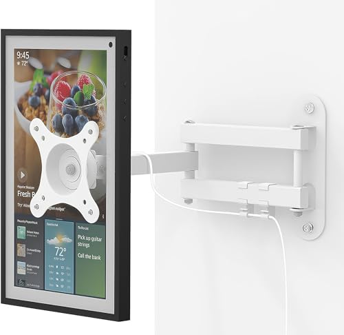 MEKOTRIN Wall Mount for TV Monitor - Folding Rotating TV Mounting Bracket for Monitor with VESA 100x100mm/75x75mm Most TVs Up to 33.1Ibs