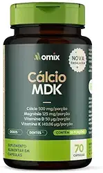 Cálcio MDK - 70 cápsulas - Omix