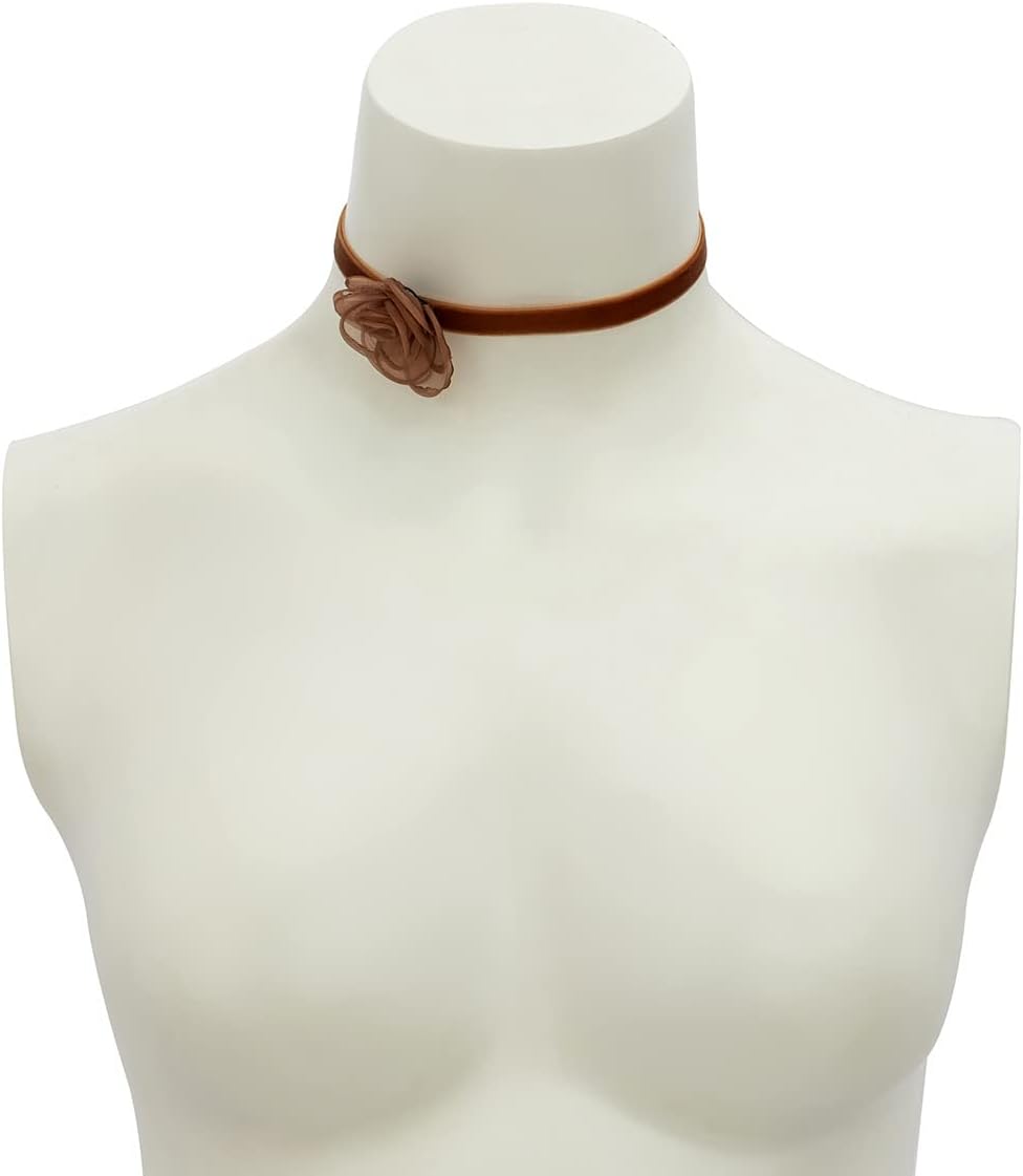 Bethynas Vintage Flower Lace Velvet Choker Necklace Lolita Sexy Rose Lace Collar Neck Chain Bridal Wedding Party Neck Jewelry for Women - Image 4