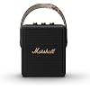 Marshall Stockwell II Portable Bluetooth Speaker, Black and Brass
