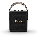 Marshall Stockwell II Bluetooth Altoparlante Portatile, Senza fili Casse, Impermeabilità IPX4, 20 ore riproduzione Nero e ottone