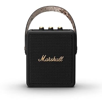 Marshall Stockwell II Bluetooth Portátil Preto/Latão