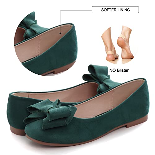 Image of Dear Time Women's Flats Shoes Bowknot Dressy Ballets Loafers Wedding Business Casual Walking Shoes