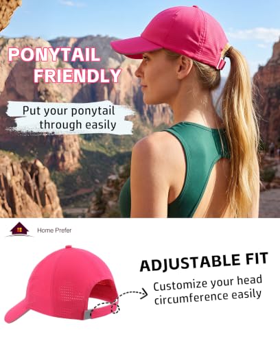 Image of Home Prefer Reflective Water Repellent Quick Dry Airy UPF50+ Sun Hat for Men Women Outdoor Sports Baseball Caps Unisex