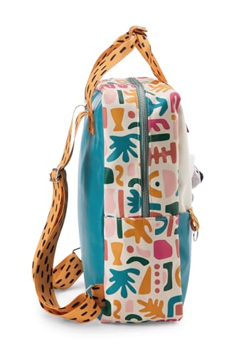 NICI Rucksack 34x24x10cm mit kleinem Kuscheltier Koala 10cm bunt - Rucksack mit Kuscheltier für Jungen und Mädchen - Abnehmbarer Pluschspielzeug Weich und Flauschig