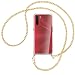 Produktbild mtb more energy® Handykette kompatibel mit Oppo A91 (6.4'') - Metallkette (Gold) - Smartphone Hülle zum Umhängen - Anti Shock Full TPU Case