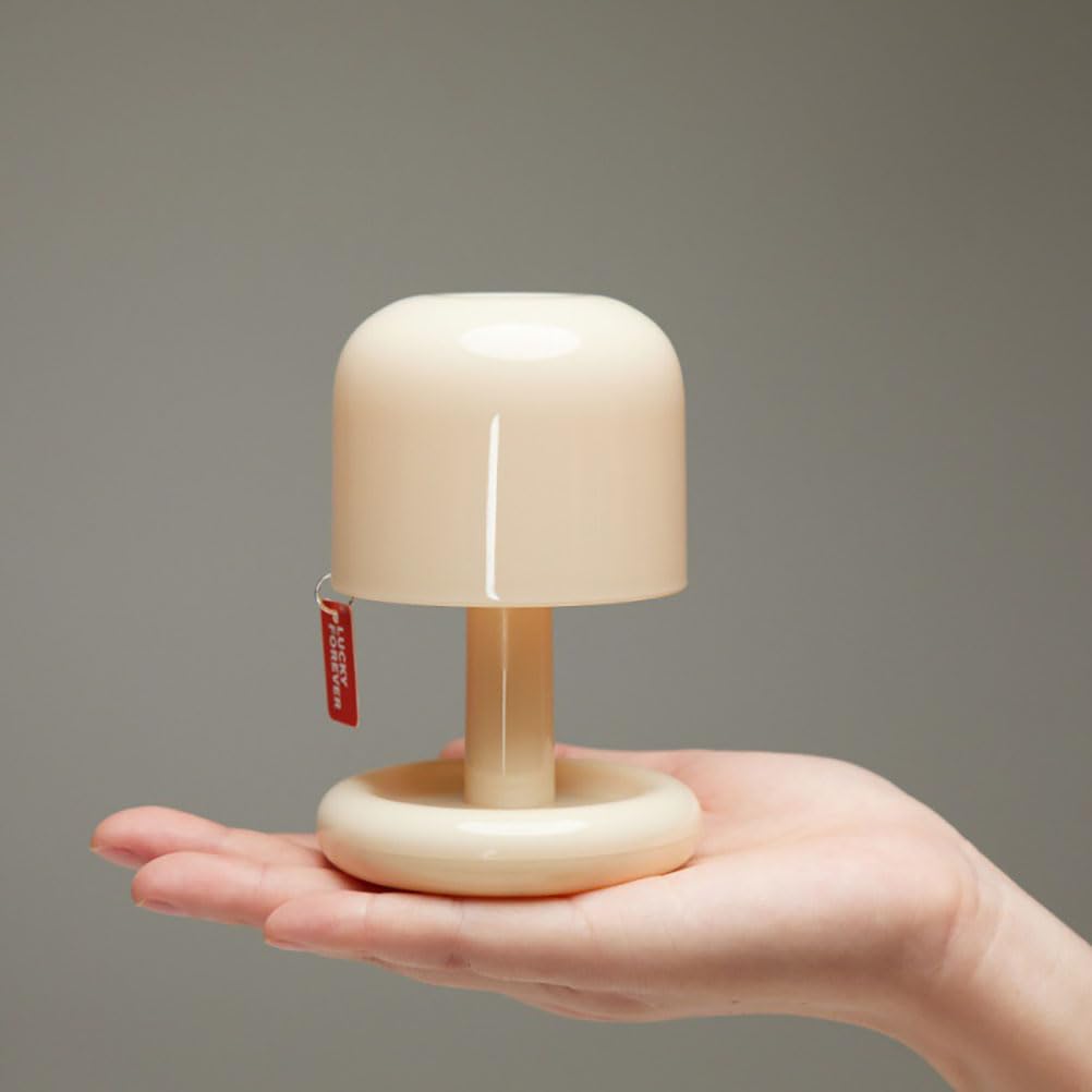 Lampa ścienna LED z przełącznikiem, bezprzewodowa, ładowana przez USB, mini akrylowa lampa stołowa z ciepłym światłem, do sypialni, jadalni, kawiarni