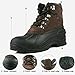 Tanleewa Waterproof Men Snow Boots Leather Winter Shoes Non-Slip Insulated Warm Winter Boots Fashion Boots
