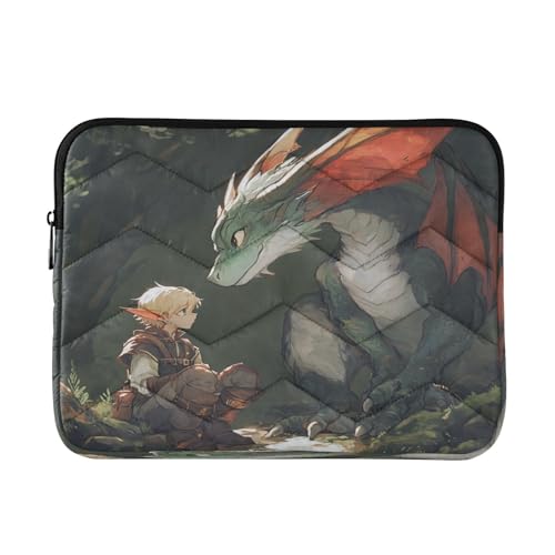 Funda ALAZA Dragon and Elf Amine para portátil 13-14 pulg.