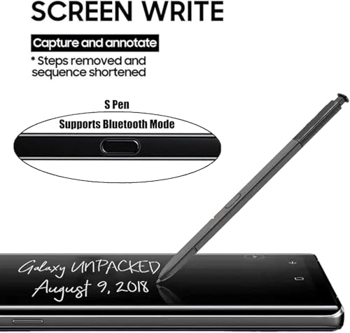 Stylet pour Note 9 Samsung N960 Bluetooth S Pen Noir Minuit - 6