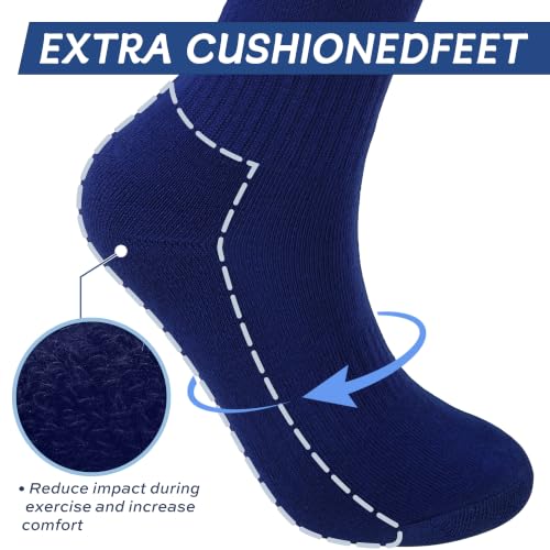 Image of GRAPMKTG 3 Pack Softball Soccer Socks Baseball Football Socks for Youth Men and Women