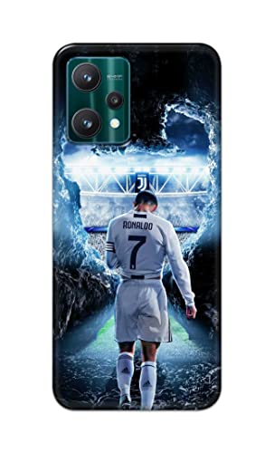 Image of Printed Hard Back Cover Case for Realme 9 Pro 5G Back Cover (Footbal Legend) -702