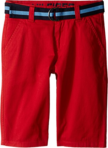 Tommy Hilfiger Boy's 8-20 Belted Flat Front Short