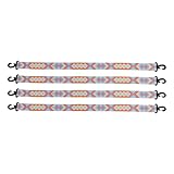 Ddewing 4 Pcs Roller Skate Leash with Carabiner Clip Nylon Ski Boots Carrier Strap Ski Boots Thickened Shoulder Straps Hook Ski Boot Accessories for Outdoor Skiing Sport