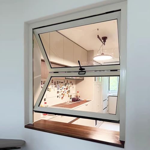Innovz Folding Sliding Windows Double Hung Window, Commercial Replacement Aluminum