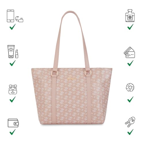 Image of Lavie Women's Mono LL Veronica Tote Bag for Women | Tote Handbag for Work | Ladies purse | Stylish Shoulder Bag | Gift for Women