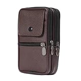 Riñonera multifuncional para hombre, riñonera informal con cinturón, bolsa para monedas y llaves, bolsa de caza para acampar al aire libre