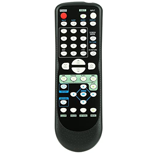Télécommande NF605UD de rechange combo lecteur DVD Emerson Sylvania