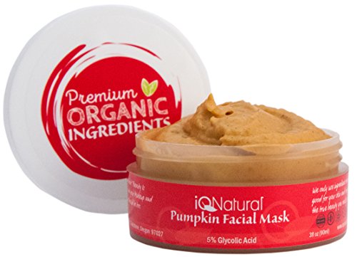 Pumpkin Enzyme 5% Glycolic Acid Facial Mask Alphahydroxy Acids (AHA) Skin Smoothing and Exfoliate