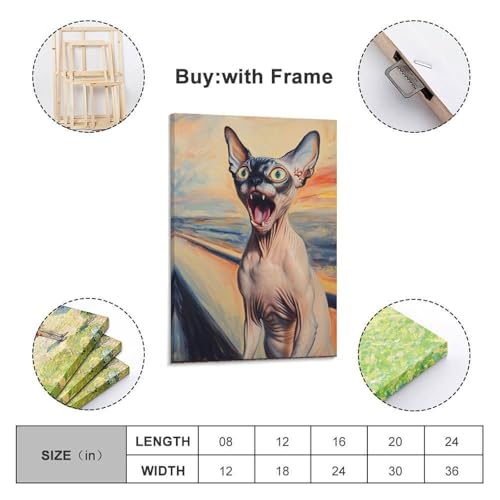Décoration murale chat Sphynx pour sublimer vos murs nus