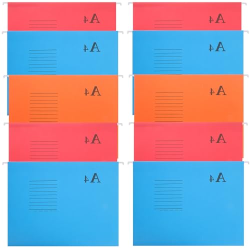 Dossier de fichiers suspendu A4 SUPVOX en papier lot de 10 pour trier vos documents