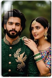 Giftplease Customized Acrylic Photo Frame 15x10 Inches – Personalized Wall Mount Frameless Poster, Picture Frame, Customized Gift, Personalised Gift, Birthday, wedding, Photoframe, Custom Gifts