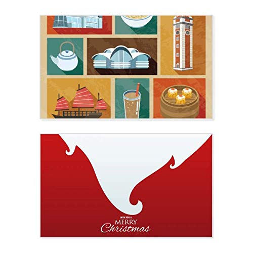 Hong Kong Carte de Noël collection premium au design authentique