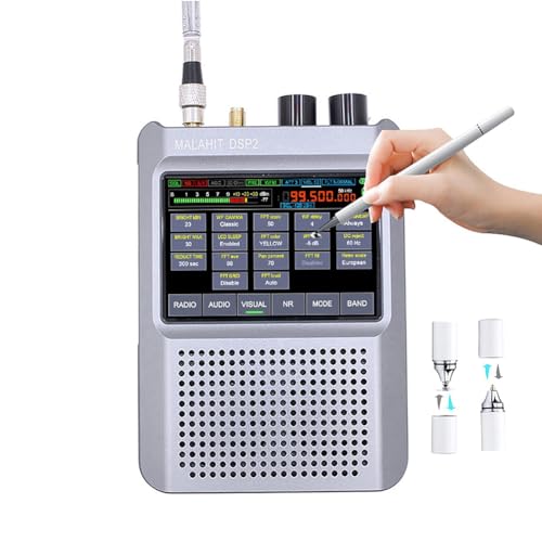 For Malachite DSP2 SDR Radio Receiver 10kHz-2GHz - 5000mAh/3.5inch Touchscreen Full Band Receiver with AM SSB DSB CW NFM WFM Portable Shortwave Radio Receiver With Firmware 2.50