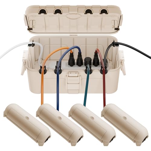 Restmo Outdoor Electrical Box with 6 Ports (IP54)