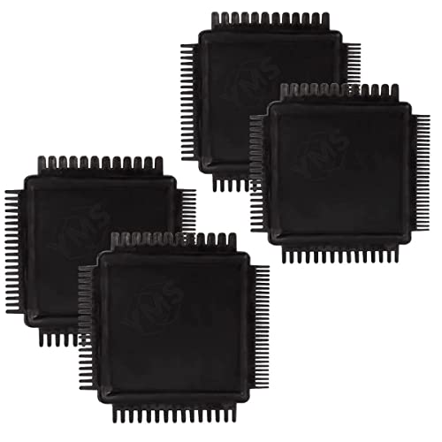 Image of YMS Special Effect Square Combing Painting Tool for Wall Decor (Black, 4pc)