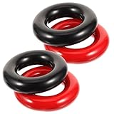 SUPVOX 4 Pcs Golf Swing Weighted Rings Training Aid Set Metal Golfing Practice Accessories for Swing Power and Endurance Improvement