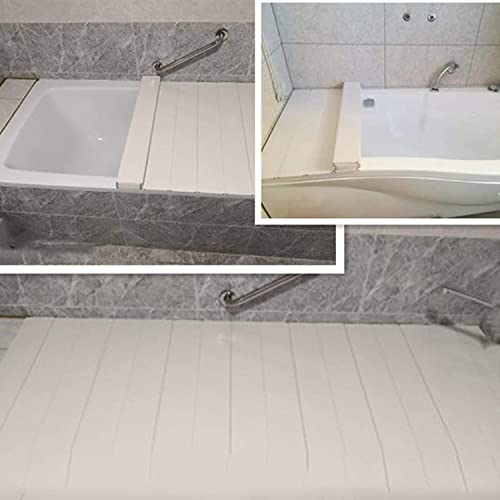 Couvercle d'isolation de baignoire JATIBOSH thermique et pliable
