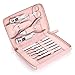 FAMILIFE Manicure Set Professional Manicure Kit Nail Kit - 11PCS Gifts for Her Nail Clippers for Women Stainless Steel Pedicure Sets Pink Leather Case