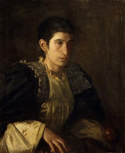 Art tableau Signora Gomez Darza par Eakins impression sur toile déco 60x90cm