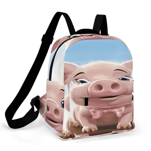 Mochila impermeable de tela Oxford Smiling (16) para laptop de mujer y hombre