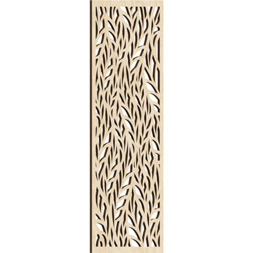 Image of Ortonville Decorative Pierced Fretwork Wood Wall Panels, 11 3 /8 inchW x 29 3 /8 inchH x 1 /4 inchT, Birch