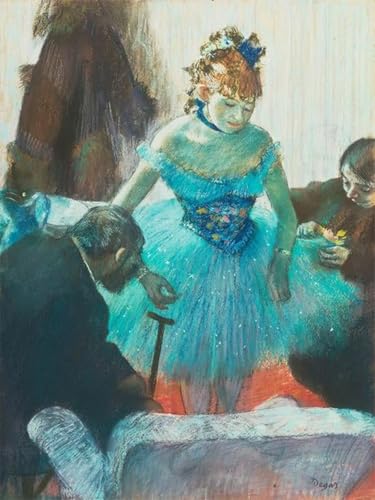 Arts Affiche Edgar Degas toile décoration salon de célèbres tableaux danseuse 60x90cm