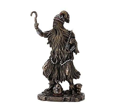 Estatua Babalu Aye Orisha de Resina Bronce 23.5 cm miniatura 3