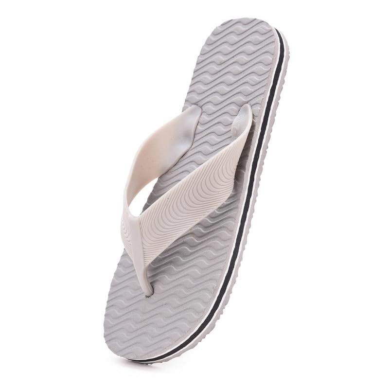 Image of Men's Hawaii Slippers Lightweight Comfortable Flip Flops for Men Soft Casual Bathroom Beach Outdoor Footwear Gents Slipper