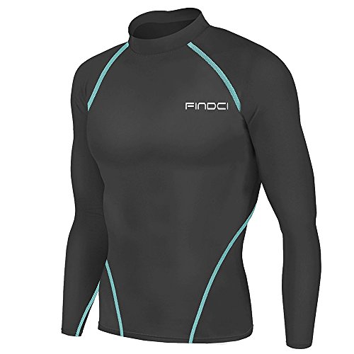 Conjunto esportivo 1Bests masculino, com camisa de compressão de manga comprida e calça justa, roupa