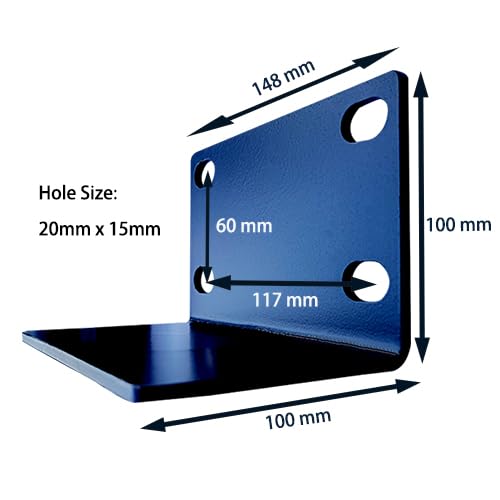 BIGalleons 660lb Wall Mount Jib Crane - Heavy Duty Steel Construction, 180° Rotation, 48" Reach, Professional Hoist Bracket for Workshop & Garage (Black) by BIGalleons - Image 5