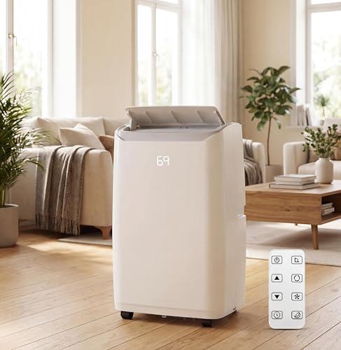 Image of PioneerWorks 14000BTU Portable AC, 750sqft,51dB, Remote & Timer, Sleep Mode | Dehumidifier and fan modes for home and office use