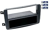 NIQ 2-DIN Radioblende für Mercedes C-Klasse/CLK/Vito/Viano *schwarz*