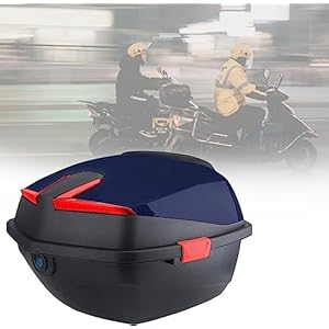 Evports Luggage Box Motorcycle Tailgate Outdoor Helmet Storage Box Scooter Top Box Universal Installation 7 41ctmy8x47l. sl500 . ss300