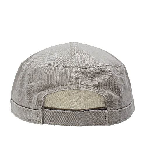 Image of The Vintage Year Heavy Stitching Washed Cotton Cadet Hat - Durable Military Baseball Cap for Men & Women, Outdoor Casual Wear
